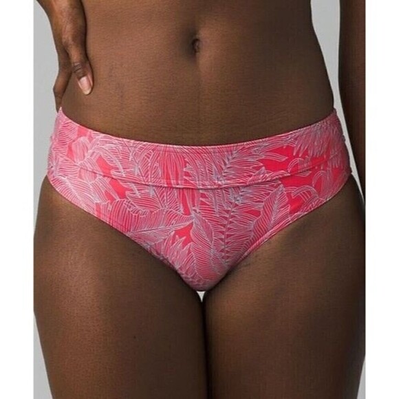 Prana Papaya Fronda Ramba Bottom Bikini Swim Bottom Womens Small Pink NEW - Picture 1 of 12